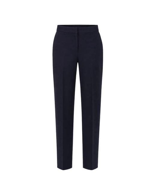 Max Mara Blue Pressed Tailored Trousers
