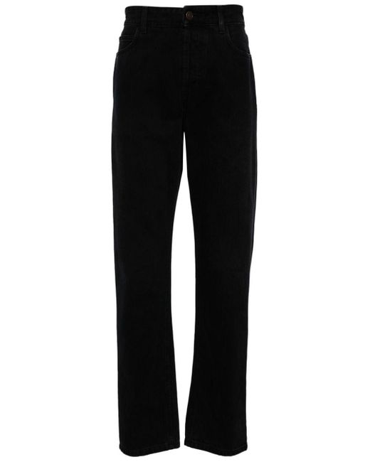 メンズ The Row Carlisle Slim-fit Jeans Black