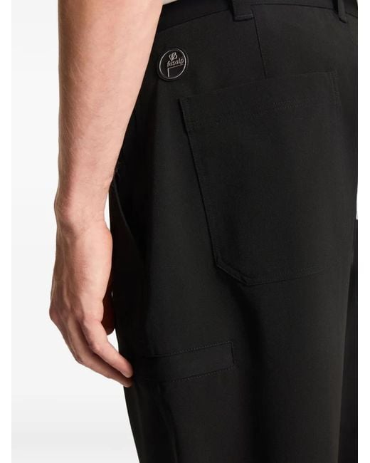 Fusalp Black Aventoz Cargo-Pockets Trousers for men