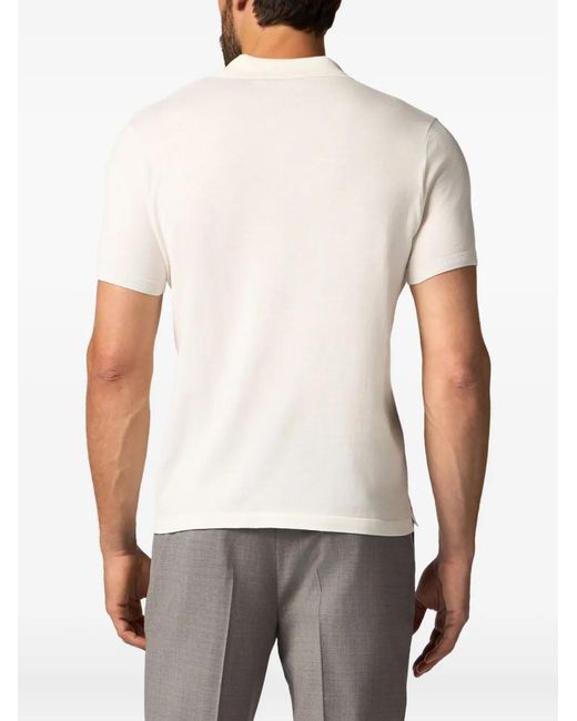 Brooks Brothers White Cotton Polo Shirt for men