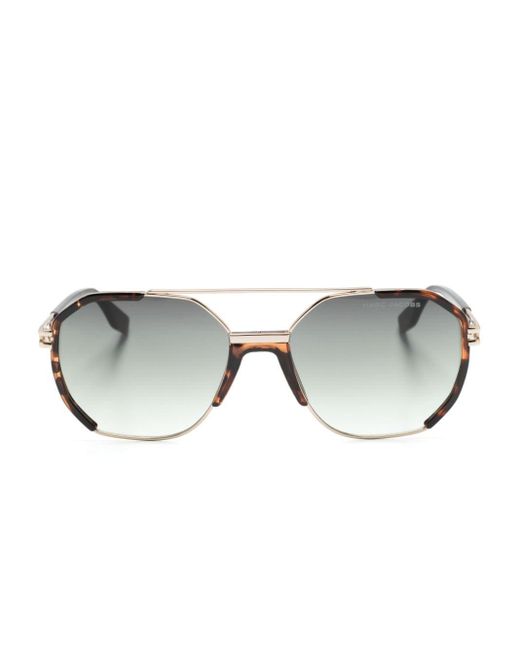 Marc Jacobs Gray Geometric-frame Sunglasses for men