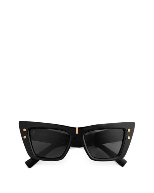 Balmain Black Cat-Eye Sunglasses