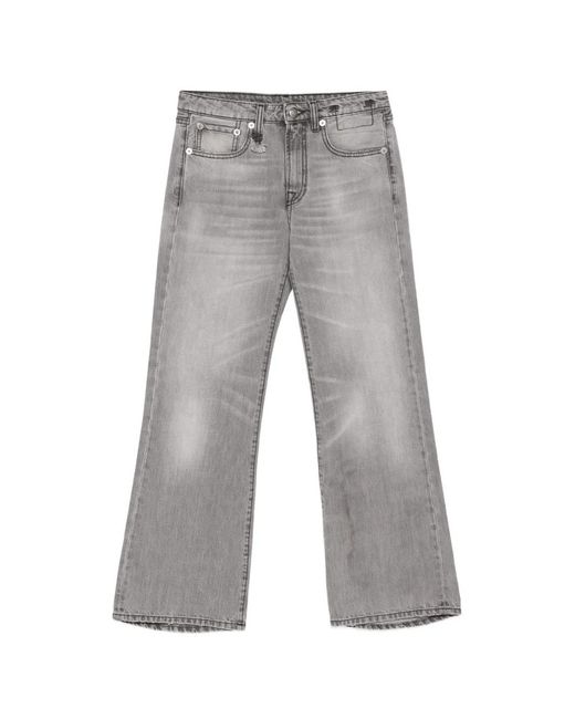 R13 Gray Jean À Effet Délavé