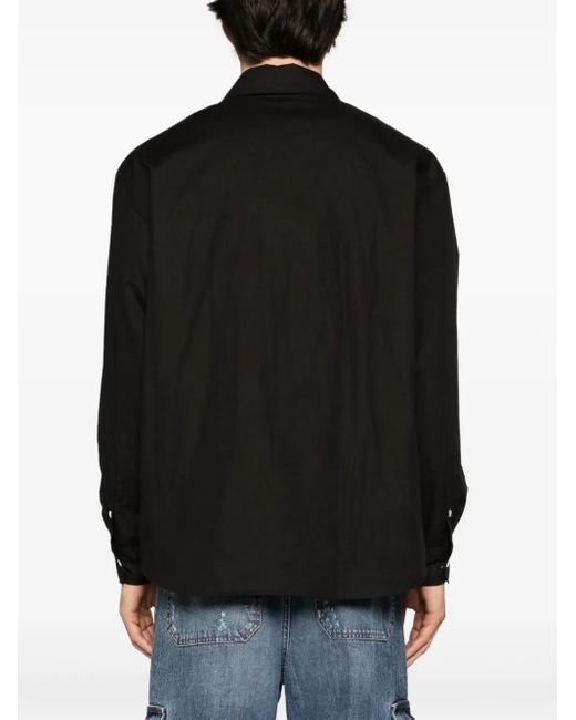 Surchemise Matelassée À Patch Logo KENZO en coloris Black