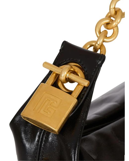 Balmain Black Mini Sync Tote Bag