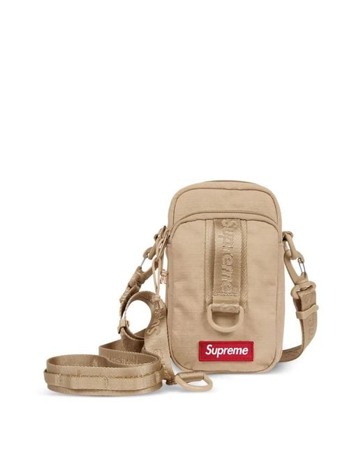 Supreme Natural Box Logo Shoulder Bag for men