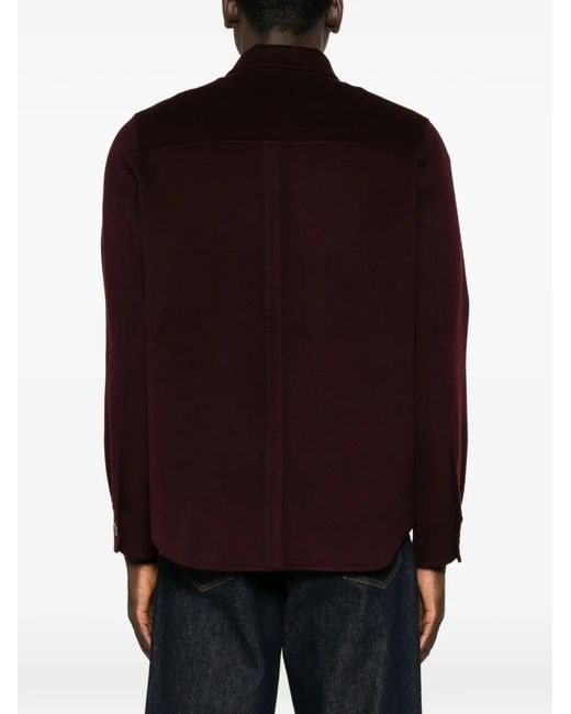 Bompard Purple Long-Sleeves Shirt Jacket for men