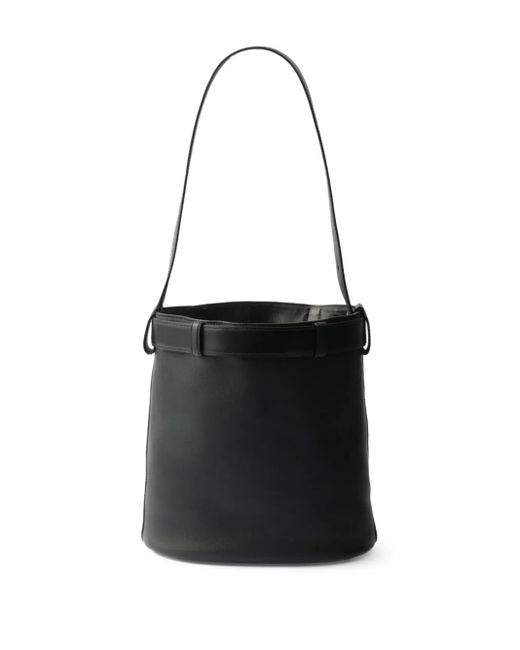 Bolso Bombonera Buckle Prada de color Black