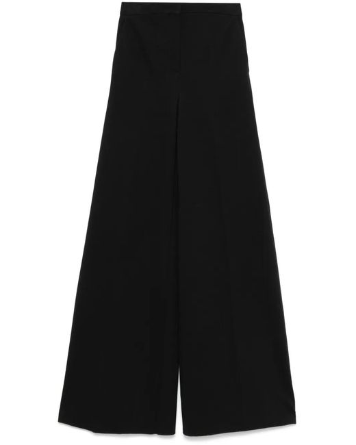 Max Mara Black Wide-Leg Trousers
