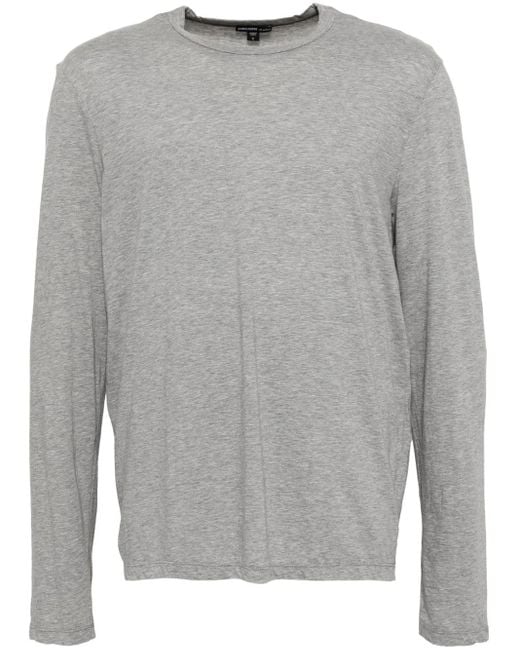 James Perse Gray Lotus T-Shirt for men