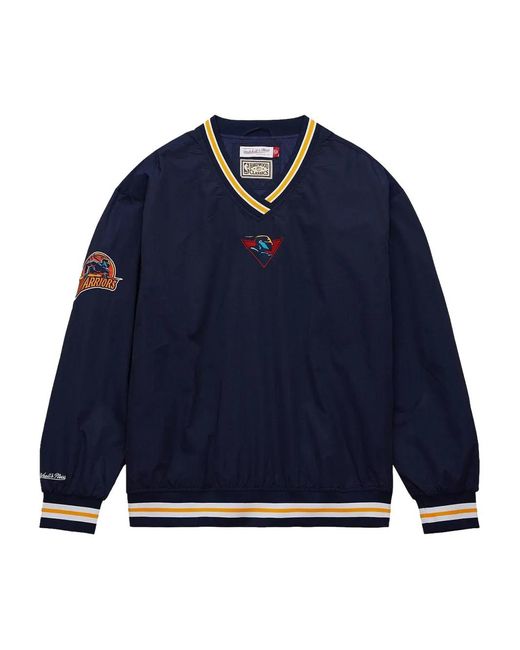 Mitchell & Ness Blue Golden State Warriors Sweatshirt for men
