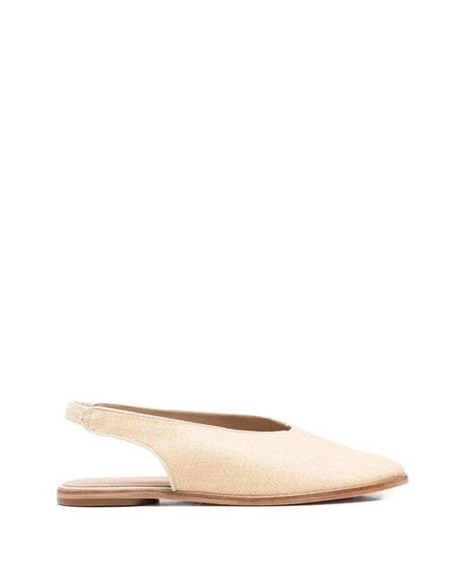 Ammb Milano Natural Slingback Pumps