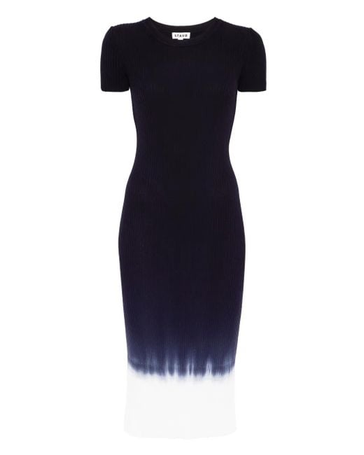 Abito Midi Colleen di Staud in Blue