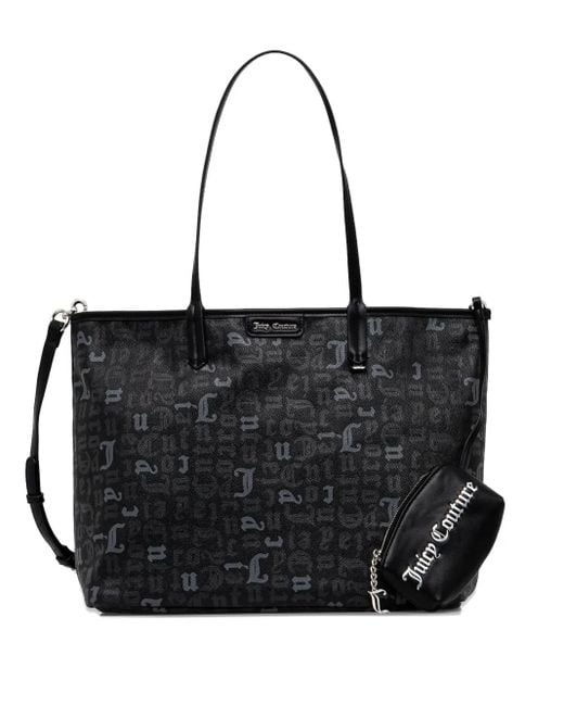 Juicy Couture Black Logo-patch Tote Bag
