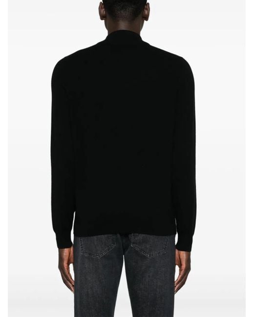 Eric Bompard Black High-Neck Sweater for men