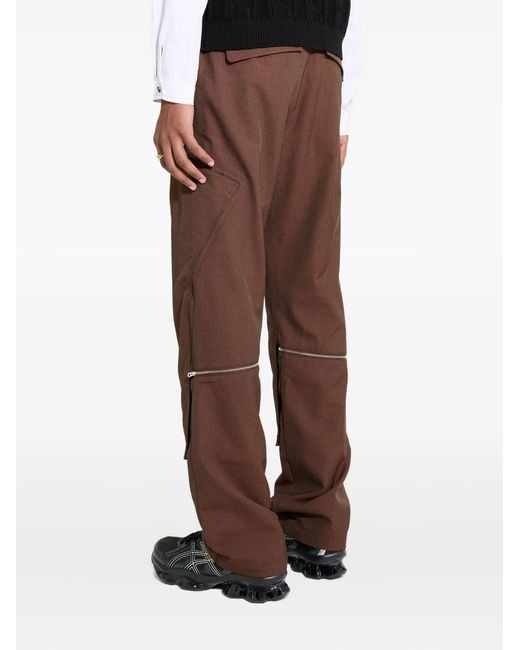 Kiko Kostadinov Brown Tonino Utility Trousers for men