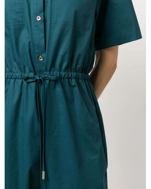 Paul Smith Blue Cotton Playsuit