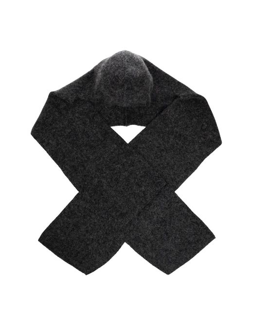 Gestuz Black Gzalpha Hooded Shawl