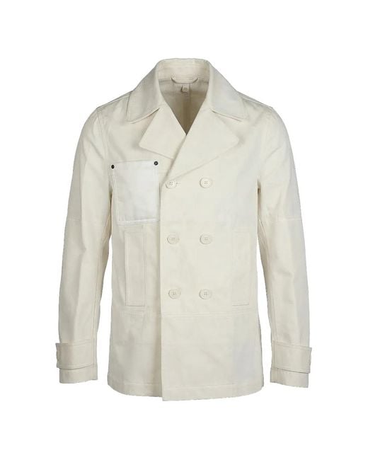 Valentino Garavani White Buttoned Double-Breasted Coat