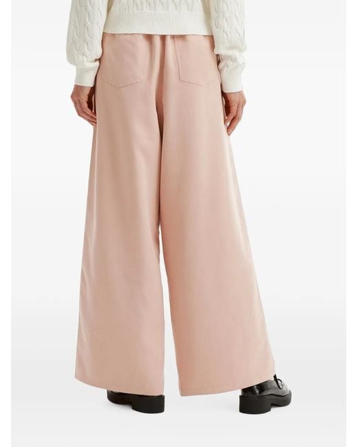 B+ AB Pink Pleated Wide-Leg Trousers