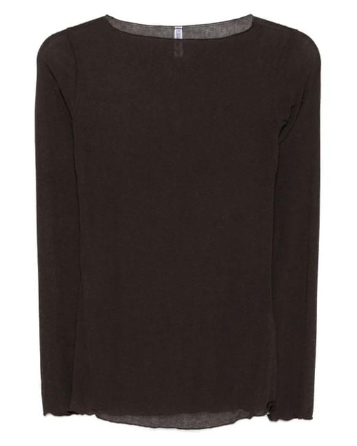 Daniele Fiesoli ボートネック Tシャツ Black
