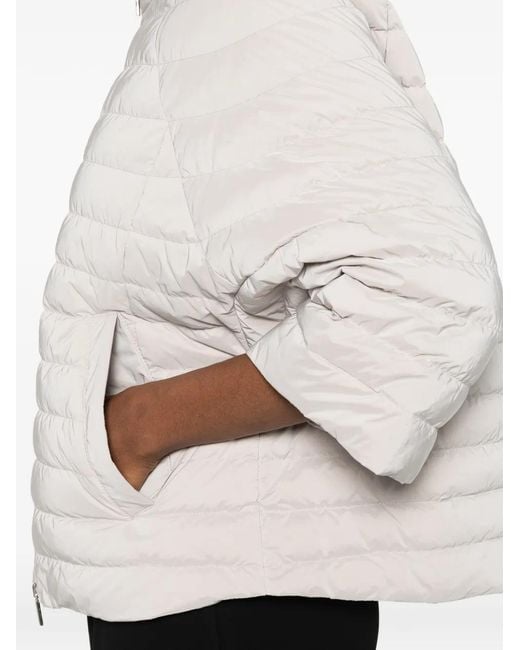 Moorer White Zip Jacket