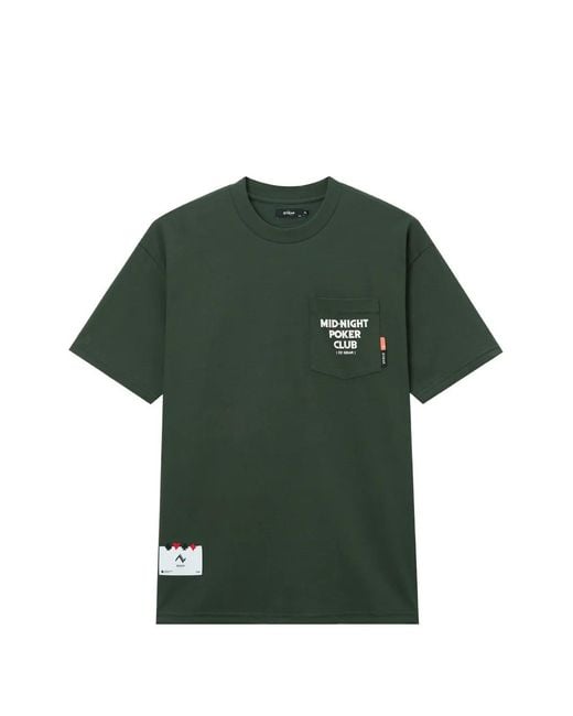 Izzue Green Pocket T-Shirt for men