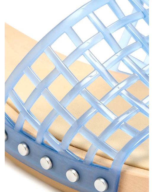Vince Blue Barbara Jelly Studs Sandals