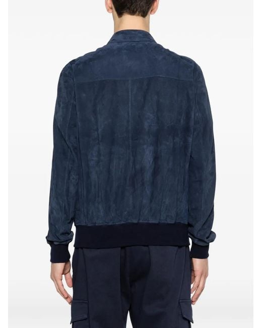 Eleventy Blue Button-Fastening Jacket for men
