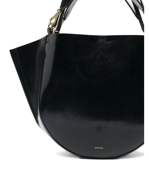 Wandler Black Hortensia Tote Bag
