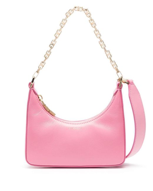 Borsa a spalla Moon Cut Out di Givenchy in Pink