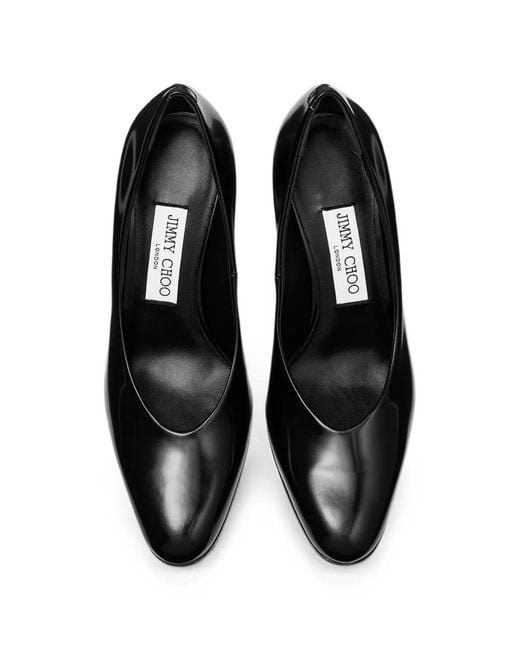 Jimmy Choo Black Eyla 85 Pumps