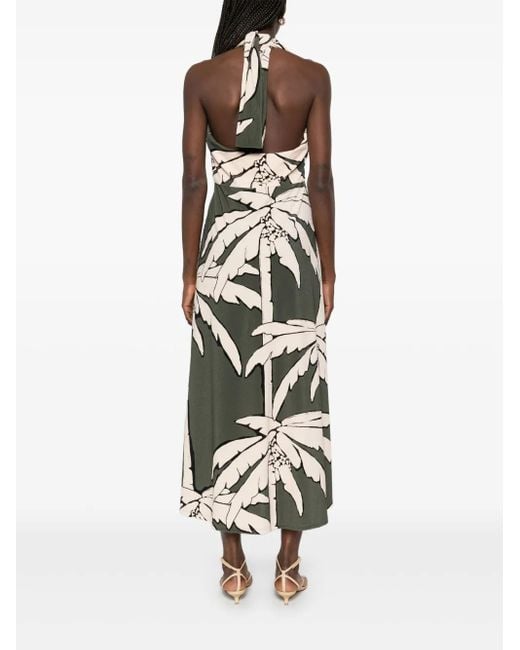 Johanna Ortiz Metallic Oceanic Mantra Midi Dress