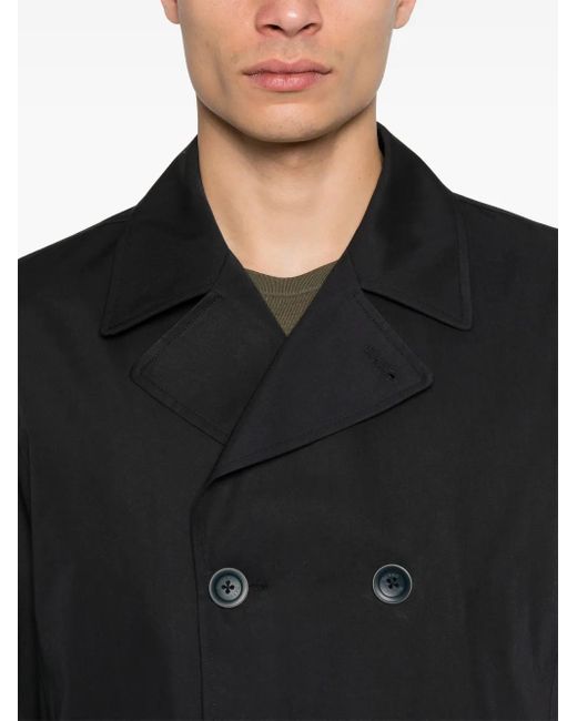 Herno Black Double-Breasted Blazer for men