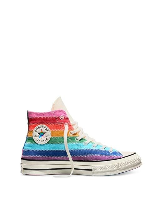 Converse White Chuck 70 Pride Flag Sneakers
