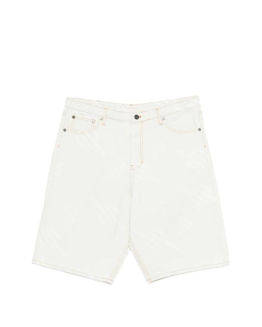 Daily Paper White Patterned Shorts for men