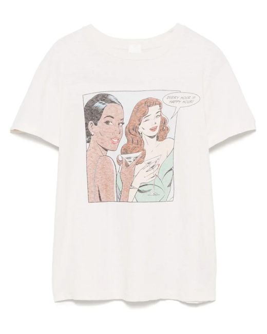 Re/done グラフィック Tシャツ White