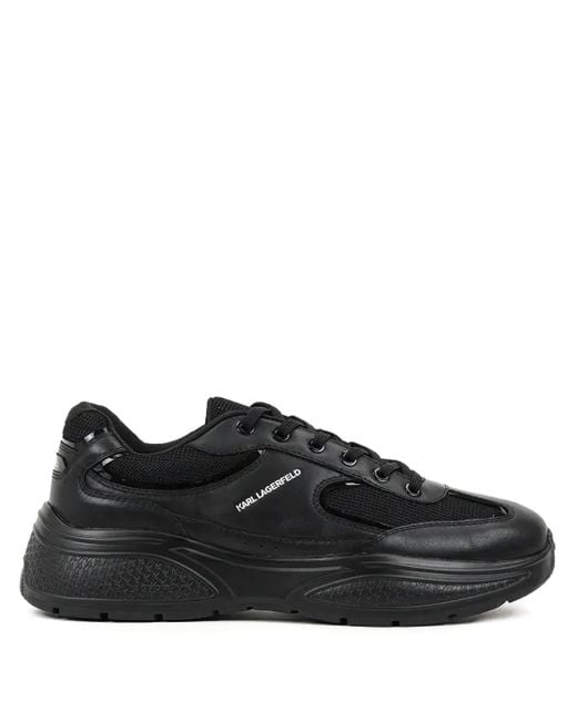Zapatillas con cordones Karl Lagerfeld de hombre de color Black