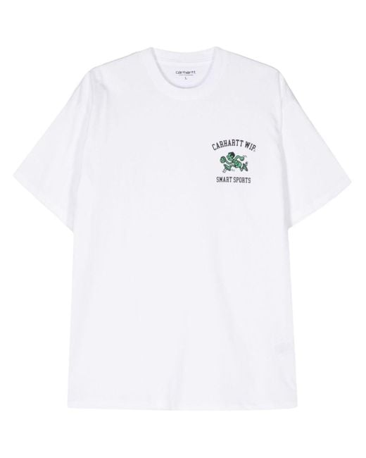 Carhartt White Smart Sports Organic Cotton T-shirt for men