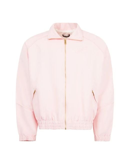Willy Chavarria Pink Ruff Rider Jacket for men