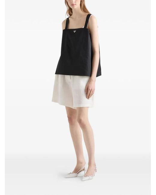 Prada Black Re-Nylon Top