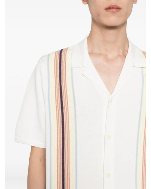 メンズ Wax London ショートスリーブ シャツ White