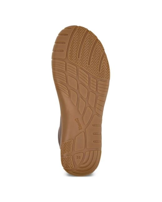 Camper Brown Peu Path+ Leather Sneakers