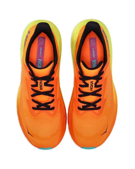 Hoka One One Orange Arahi 7 Sneakers for men