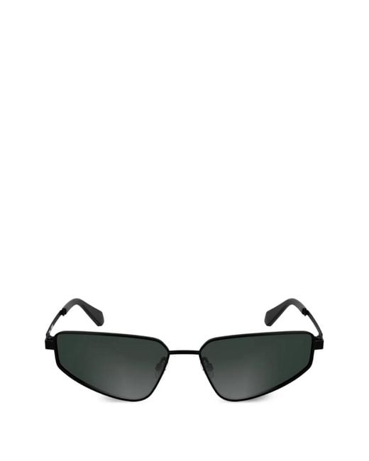 Calvin Klein Black Cat-Eye Sunglasses