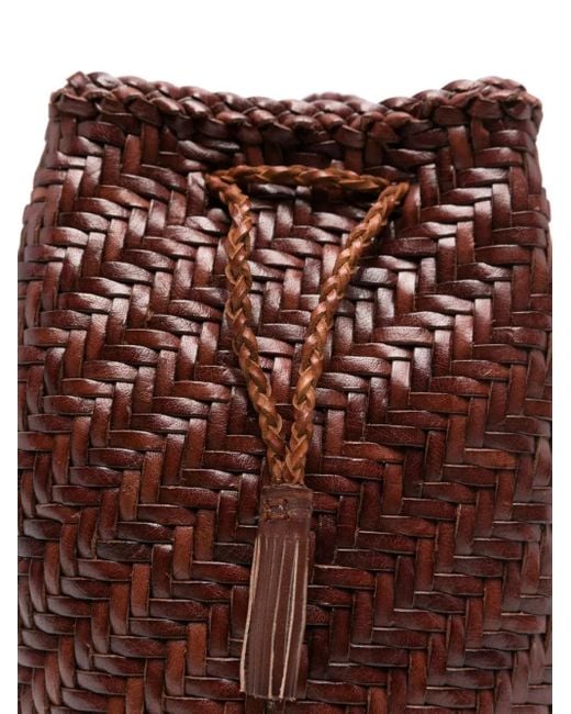 Dragon Diffusion Brown Pompom Double Jump Beuteltasche