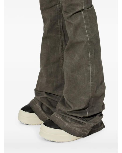 Rick Owens Black Mega Bumper Lunar Leather Ankle Boots
