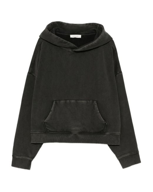 Entire studios Black Drop-Shoulder Hoodie