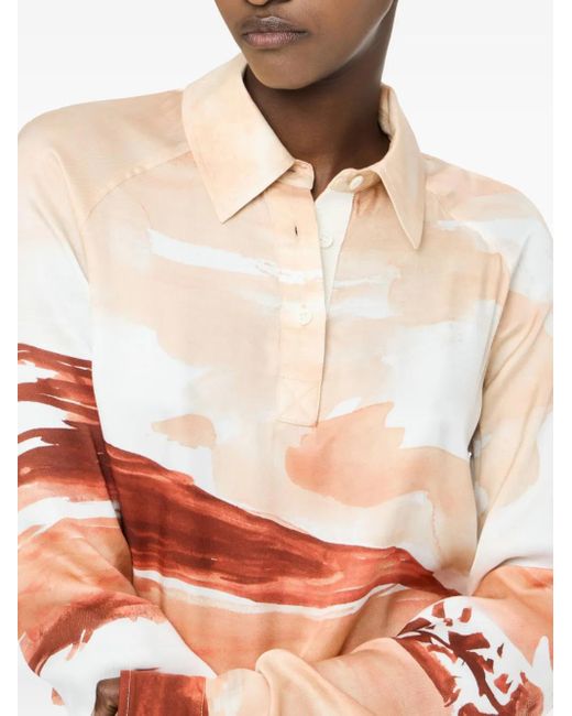 Camicia Con Stampa di J.W. Anderson in Orange