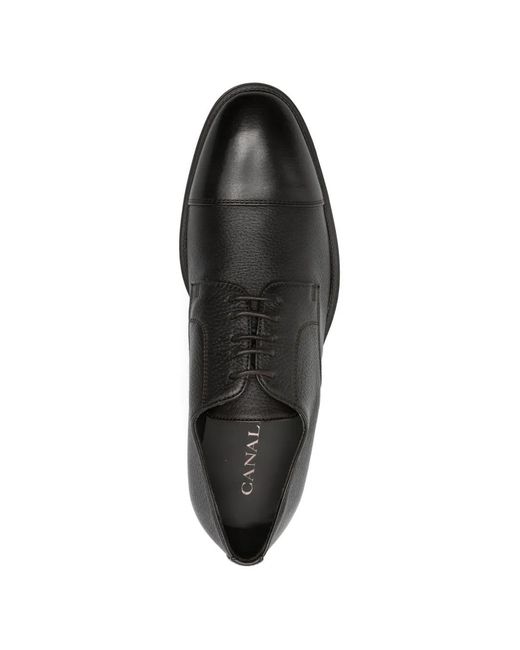 Derby Stringate di Canali in Gray da Uomo
